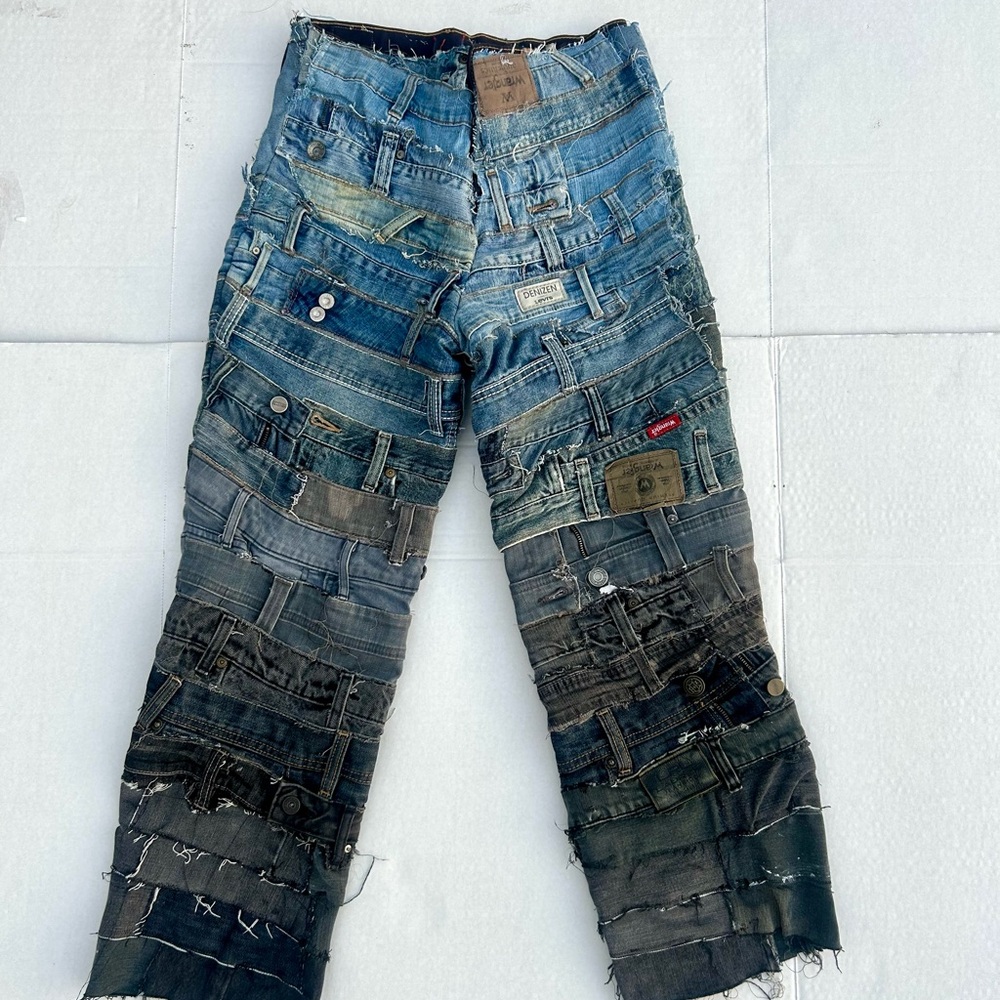Mulan Strap Denim Jeans (available multiple sizes)